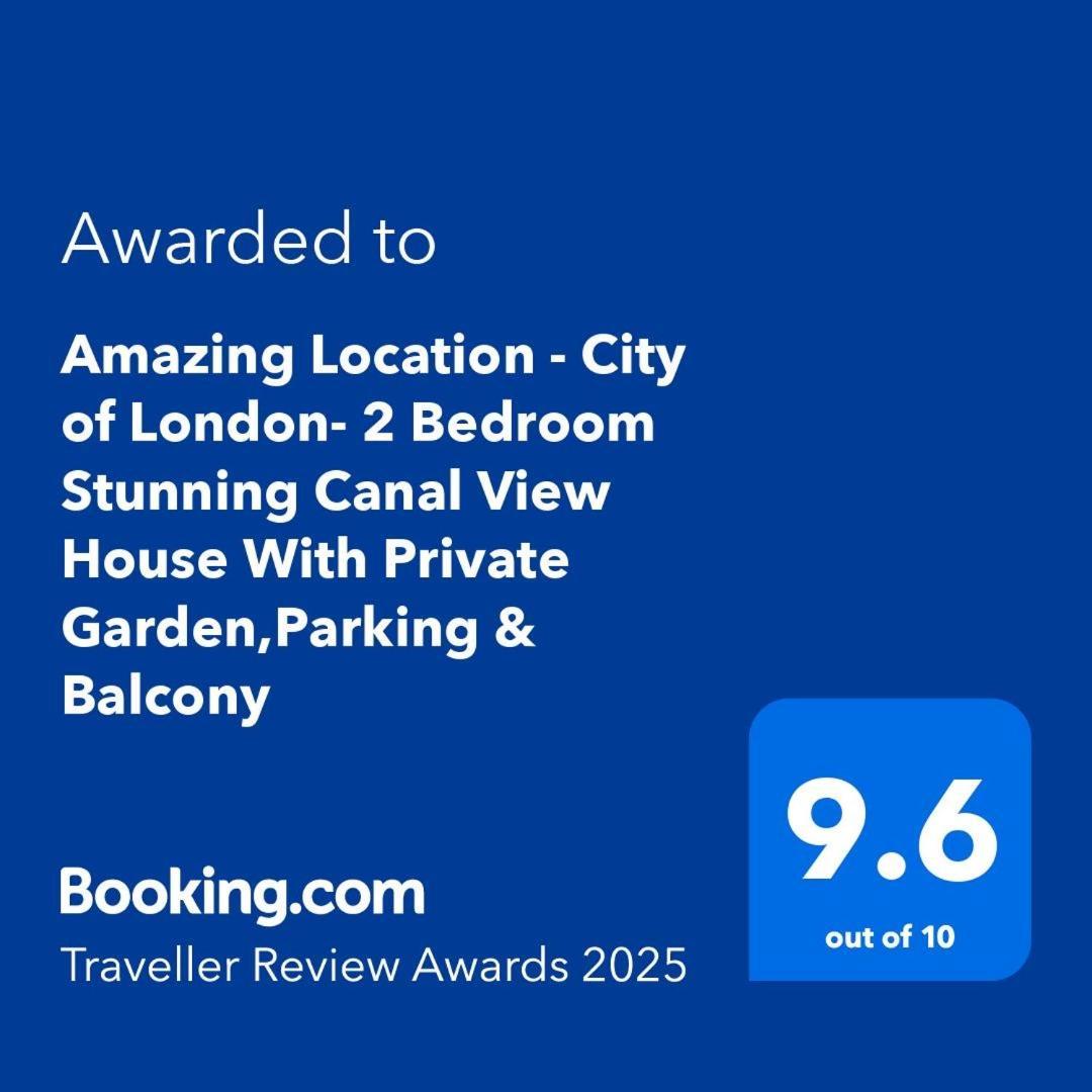 Amazing Location - City Of London- 2 Bedroom Stunning Canal View House With Private Garden,Parking & Balcony Luaran gambar